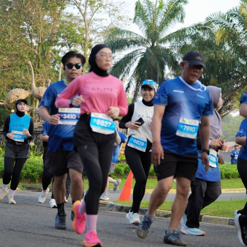 Race photo from BOGORUN 2026