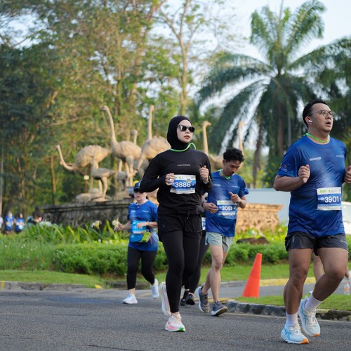 Race photo from BOGORUN 2026