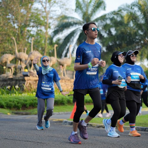 Race photo from BOGORUN 2026