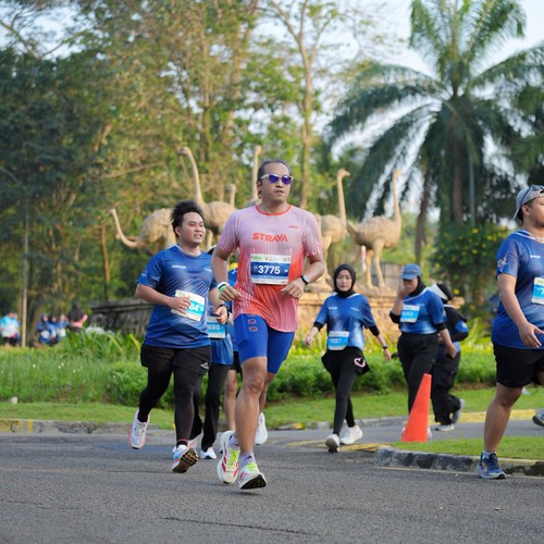 Race photo from BOGORUN 2026