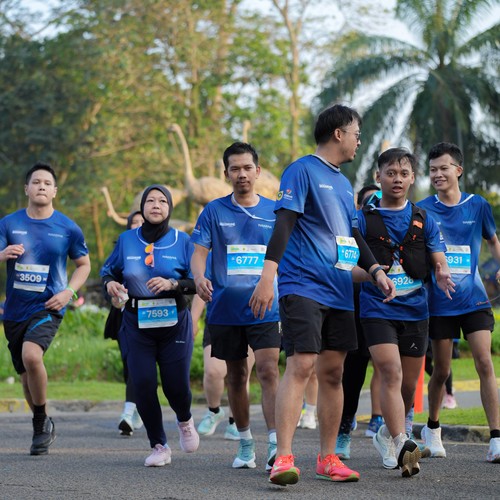 Race photo from BOGORUN 2026