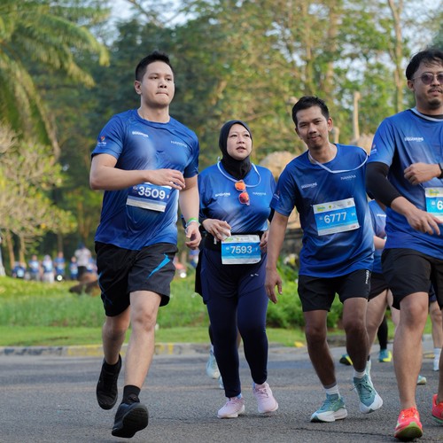 Race photo from BOGORUN 2026