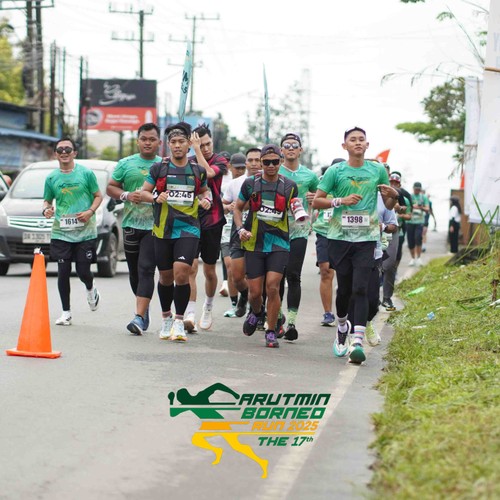 Race photo from ARUTMIN BORNEO RUN 2025
