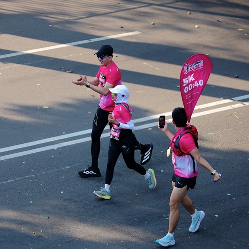Race photo from SMARTFREN RUN 2026