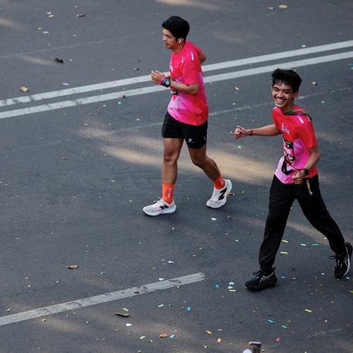 Race photo from SMARTFREN RUN 2026