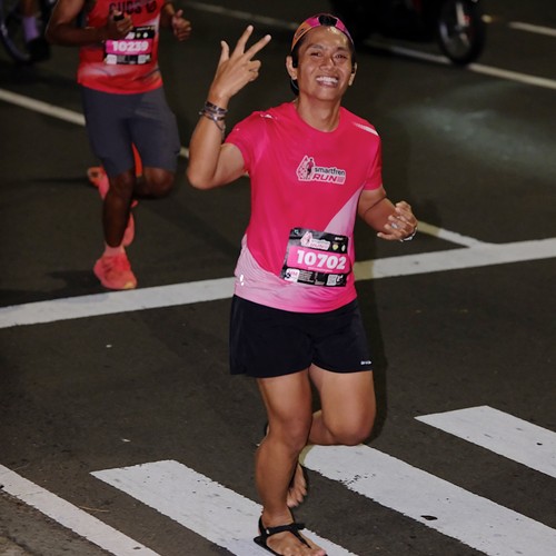 Race photo from SMARTFREN RUN 2026