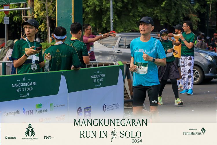 Race photo from Mangkunegaran Run 2024