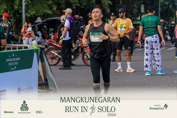 Race photo from Mangkunegaran Run 2024