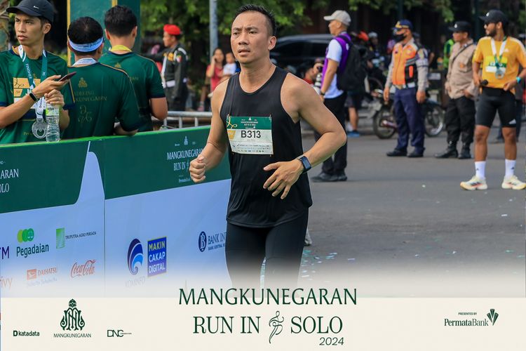 Race photo from Mangkunegaran Run 2024