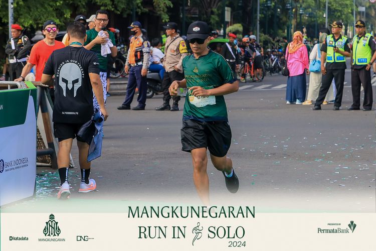 Race photo from Mangkunegaran Run 2024