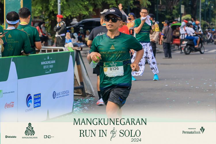 Race photo from Mangkunegaran Run 2024