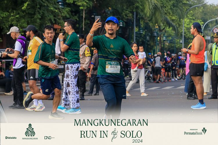 Race photo from Mangkunegaran Run 2024