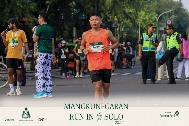 Race photo from Mangkunegaran Run 2024