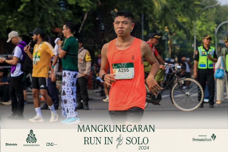 Race photo from Mangkunegaran Run 2024