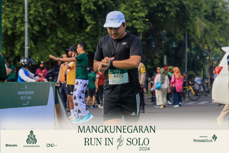 Race photo from Mangkunegaran Run 2024