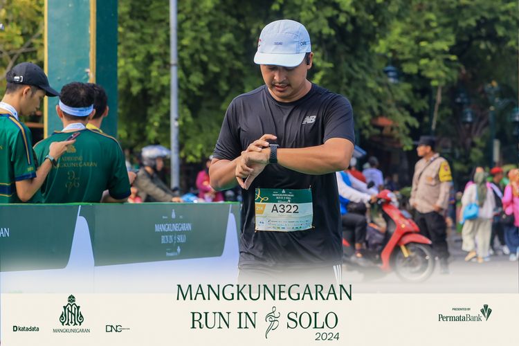 Race photo from Mangkunegaran Run 2024