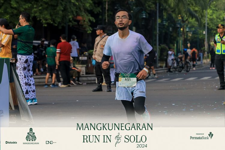 Race photo from Mangkunegaran Run 2024