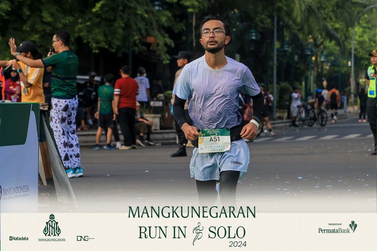 Race photo from Mangkunegaran Run 2024