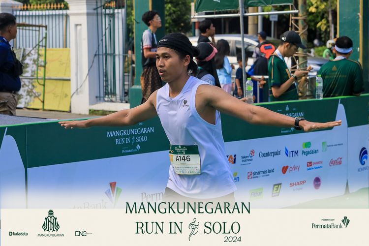 Race photo from Mangkunegaran Run 2024