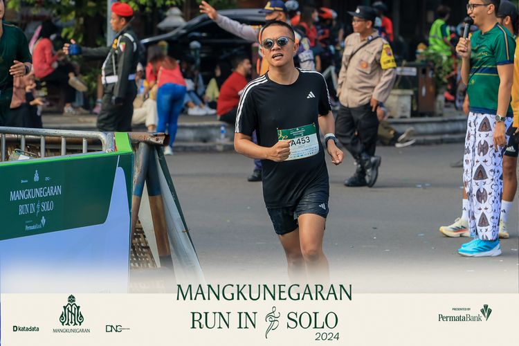 Race photo from Mangkunegaran Run 2024