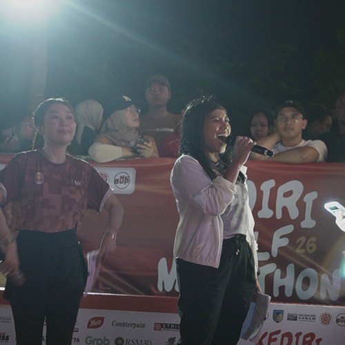 Race photo from KEDIRI HALF MARATHON 2026