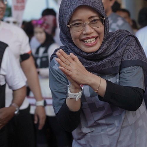 Race photo from KEDIRI HALF MARATHON 2026