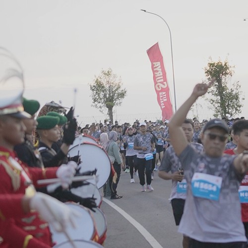 Race photo from KEDIRI HALF MARATHON 2026