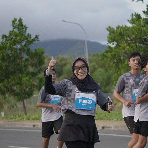 Race photo from KEDIRI HALF MARATHON 2026