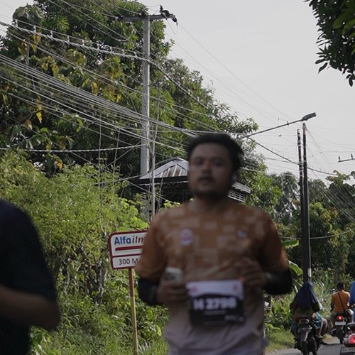 Race photo from KEDIRI HALF MARATHON 2026