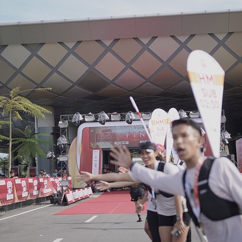Race photo from KEDIRI HALF MARATHON 2026