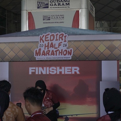 Race photo from KEDIRI HALF MARATHON 2026