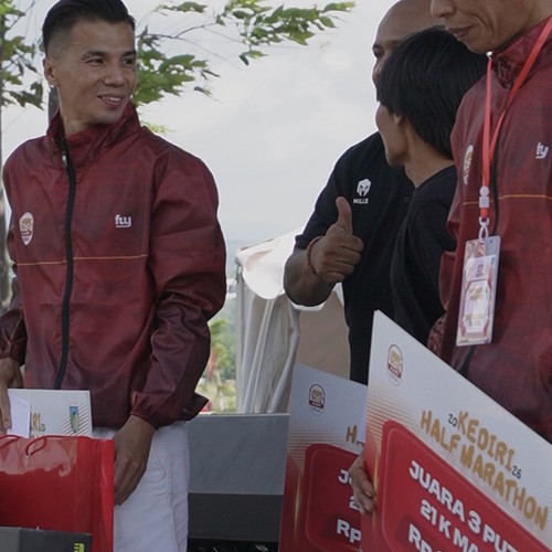 Race photo from KEDIRI HALF MARATHON 2026