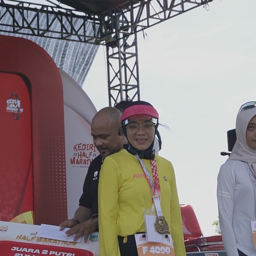 Race photo from KEDIRI HALF MARATHON 2026