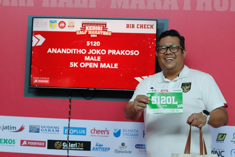 Race photo from Kediri Half Marathon 2024