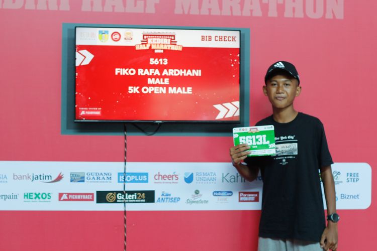 Race photo from Kediri Half Marathon 2024