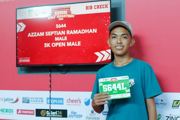 Race photo from Kediri Half Marathon 2024
