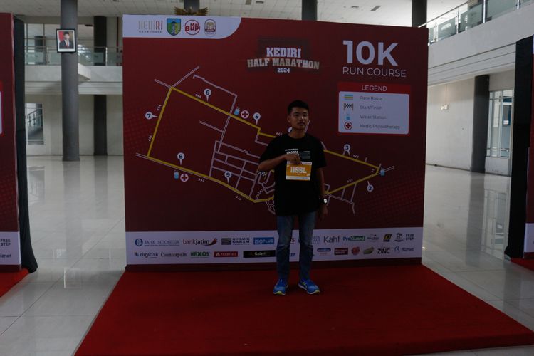 Race photo from Kediri Half Marathon 2024