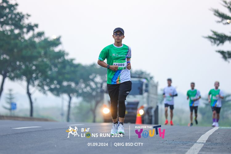 Race photo from BAF LIONS RUN 2024