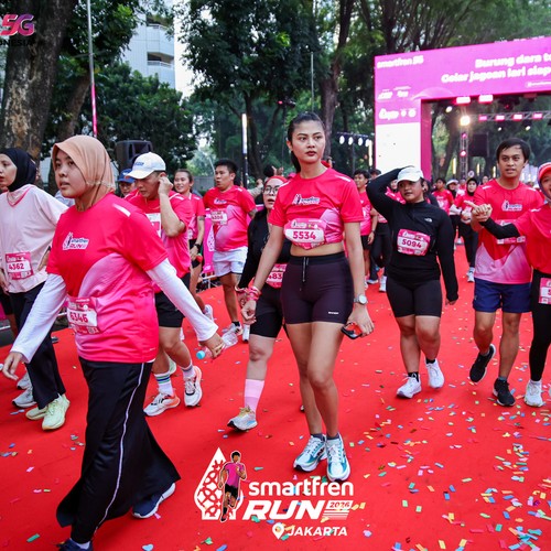 Race photo from SMARTFREN RUN 2026