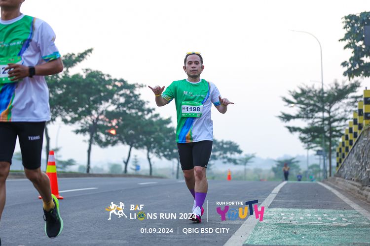 Race photo from BAF LIONS RUN 2024