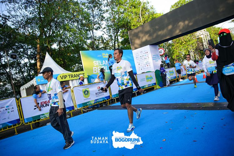 Race photo from Taman Budaya x BOGORUN 2025