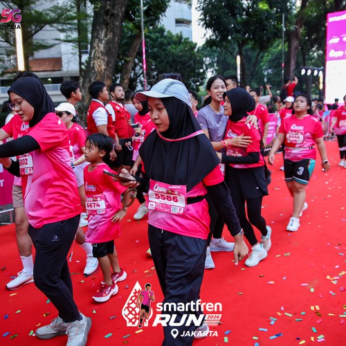 Race photo from SMARTFREN RUN 2026