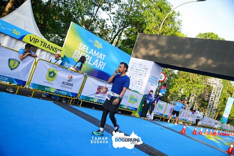 Race photo from Taman Budaya x BOGORUN 2025