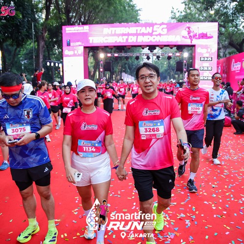 Race photo from SMARTFREN RUN 2026