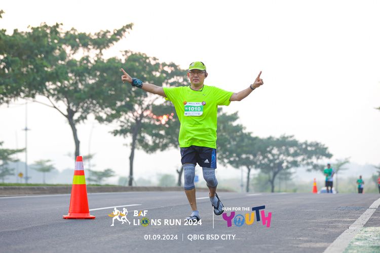 Race photo from BAF LIONS RUN 2024