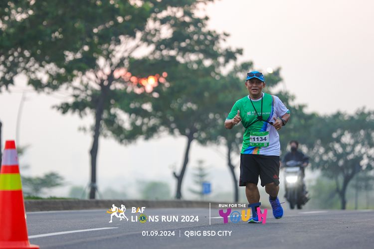 Race photo from BAF LIONS RUN 2024