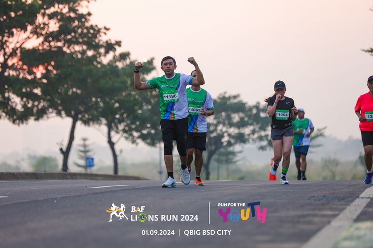 Race photo from BAF LIONS RUN 2024