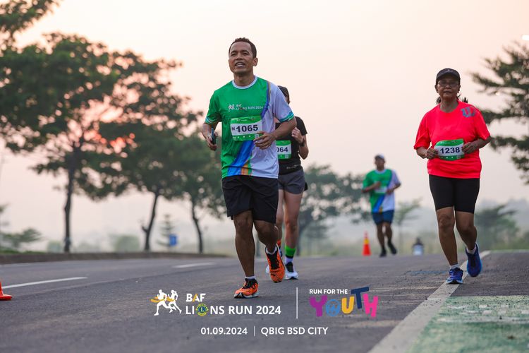 Race photo from BAF LIONS RUN 2024