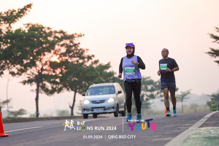 Race photo from BAF LIONS RUN 2024