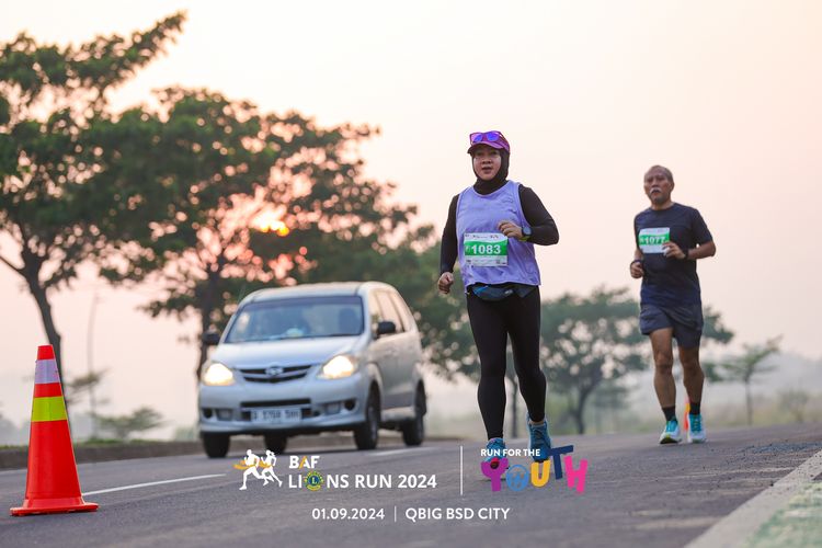 Race photo from BAF LIONS RUN 2024